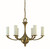 Framburg - 5926 BR - Six Light Chandelier - Atherton - Brushed Brass