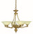 Framburg - 7996 BR - Six Light Chandelier - Fin De Siecle - Brushed Brass