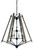 Framburg - L1139 MBLACK - Nine Light Foyer Chandelier - Meredith - Matte Black