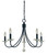 Framburg - L1165 MBLACK - Five Light Chandelier - Ashley - Matte Black