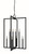 Framburg - L1186 MBLACK - Eight Light Foyer Chandelier - Andrew - Matte Black