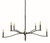 Framburg - L1192 IRON - Eight Light Chandelier - Bridgeport - Iron