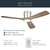 Volos 54" Ceiling Fan (300154NI)