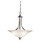Kichler - 3502NI - Three Light Pendant/Semi Flush - Dover - Brushed Nickel