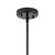 Everly One Light Pendant (42047BK)