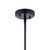 Everly One Light Pendant (42141BK)