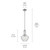 Everly One Light Pendant (42141CHCS)