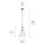 Everly One Light Pendant (42199CH)