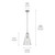 Everly One Light Pendant (42199CHCS)