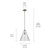 Everly One Light Pendant (42200NICS)