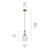 Everly One Light Pendant (42456NI)