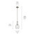 Everly One Light Pendant (42456NICS)