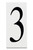 Kichler - 4303 - Number 3 Panel - Accessory - White Material (Not Painted)