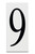 Kichler - 4309 - Number 9 Panel - Accessory - White Material (Not Painted)