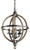 Kichler - 43324DAG - Five Light Chandelier - Evan - Distressed Antique Gray