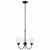 Kichler - 43637BK - Three Light Mini Chandelier - Jolie - Black