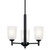 Shailene Three Light Mini Chandelier (43670BK)