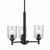 Shailene Three Light Mini Chandelier (43670BKCLR)