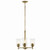 Kichler - 43670NBRCLR - Three Light Mini Chandelier - Shailene - Natural Brass