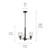 Shailene Three Light Mini Chandelier (43670OZCLR)