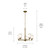Shailene Five Light Chandelier (43671NBR)