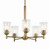 Shailene Five Light Chandelier (43671NBRCLR)