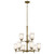 Kichler - 43672NBR - Nine Light Chandelier - Shailene - Natural Brass