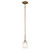 Kichler - 43674NBR - One Light Mini Pendant - Shailene - Natural Brass