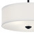 Shailene Three Light Semi Flush Mount (43675BK)