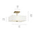 Shailene Three Light Semi Flush Mount (43691NBR)