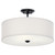 Kichler - 43692BK - Three Light Semi Flush Mount - Shailene - Black