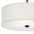 Shailene Three Light Semi Flush Mount (43692BK)