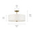 Shailene Three Light Semi Flush Mount (43692NBR)