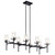 Kichler - 43696BK - Eight Light Linear Chandelier - Alton - Black