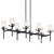 Alton Eight Light Linear Chandelier (43696BK)