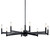 Erzo Eight Light Chandelier (43857BK)