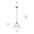 Avery One Light Pendant (43905NI)