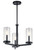 Kichler - 43997BK - Three Light Chandelier/Semi Flush - Crosby - Black