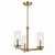 Kichler - 43997NBR - Three Light Chandelier - Crosby - Natural Brass