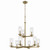 Kichler - 44014NBR - Nine Light Chandelier - Crosby - Natural Brass