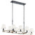 Kichler - 44023PN - Eight Light Linear Chandelier - Dancar - Polished Nickel