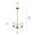 Winslow Three Light Mini Chandelier (44029NBR)