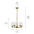 Winslow Five Light Chandelier (44030NBR)