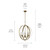 Winslow Three Light Chandelier (44034NBR)