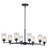 Kichler - 44035BK - Eight Light Chandelier - Winslow - Black