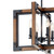 Marimount Four Light Chandelier/Semi Flush Mount (44046AUB)