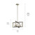 Lente Four Light Pendant (44253MOK)