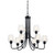 Valserrano Nine Light Chandelier (44378BKCS)