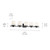 Tully Five Light Bath (45193BK)