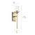 Alton One Light Wall Sconce (45295CPZ)